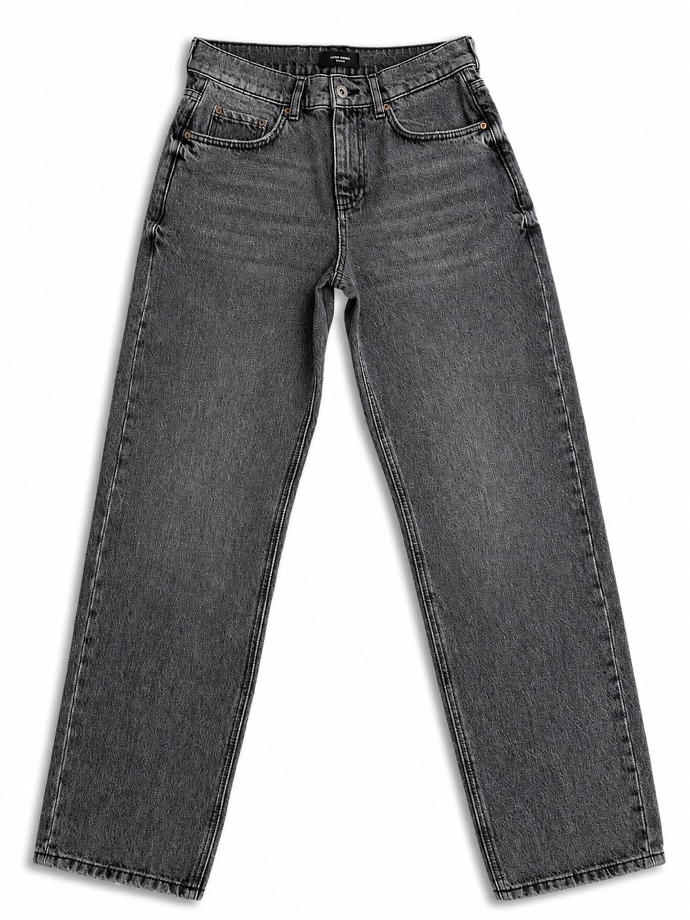 Vero Moda VMSKY MR Loose Jeans Size 28 Medium Grey Denim Straight Leg